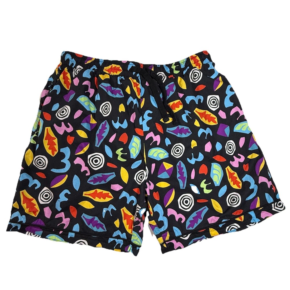 Stranger Things Eleven Pajama Shorts Mens XXL Chicago Pop-Up Exclusive 80s Print